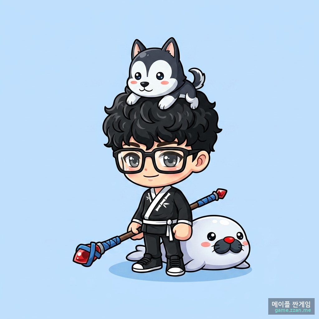 어허헝님 AI 일러스트