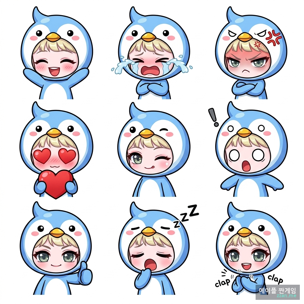 낑탱응 AI 일러스트