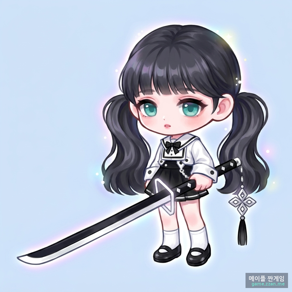 짱횬지 AI 일러스트