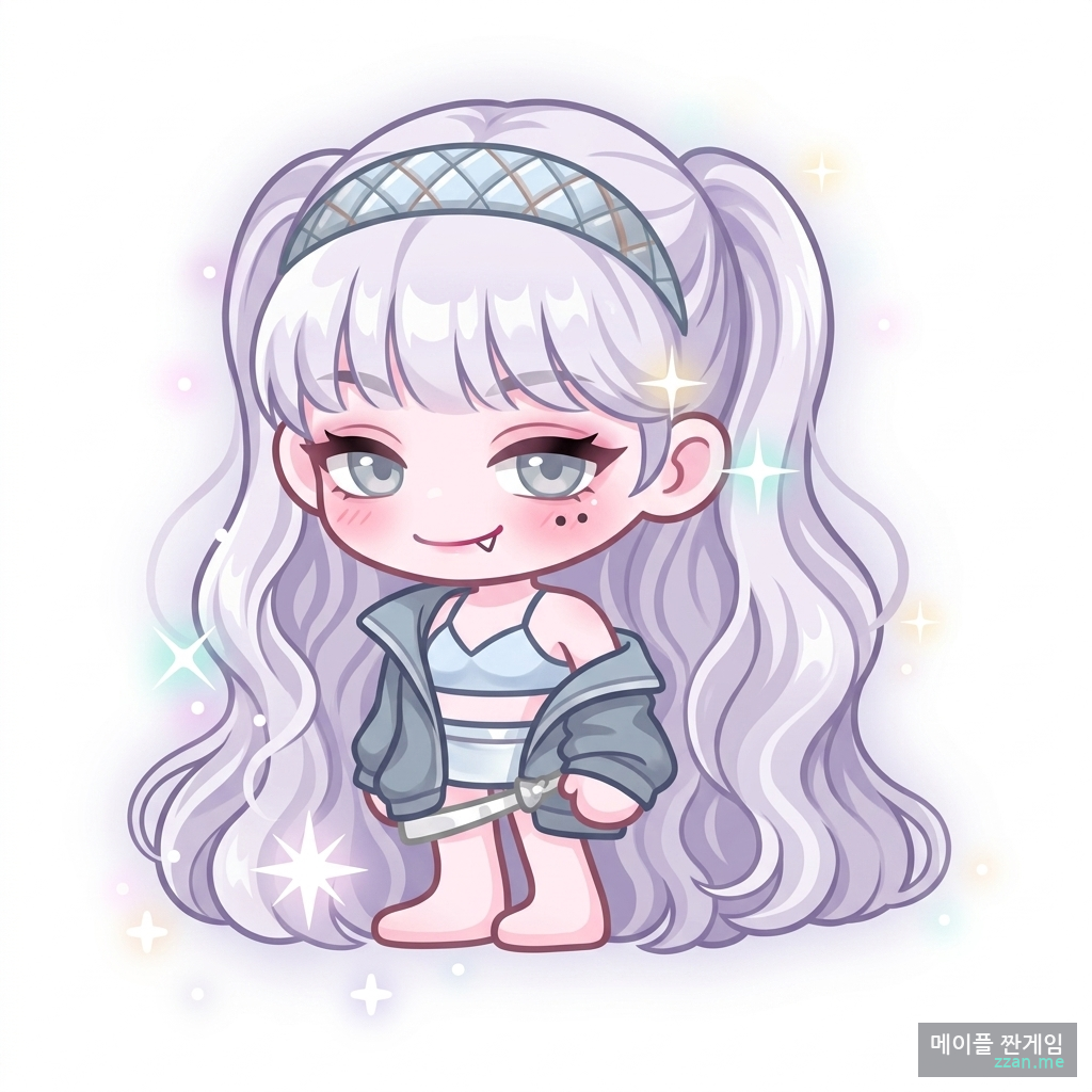 흠냐링 AI 일러스트