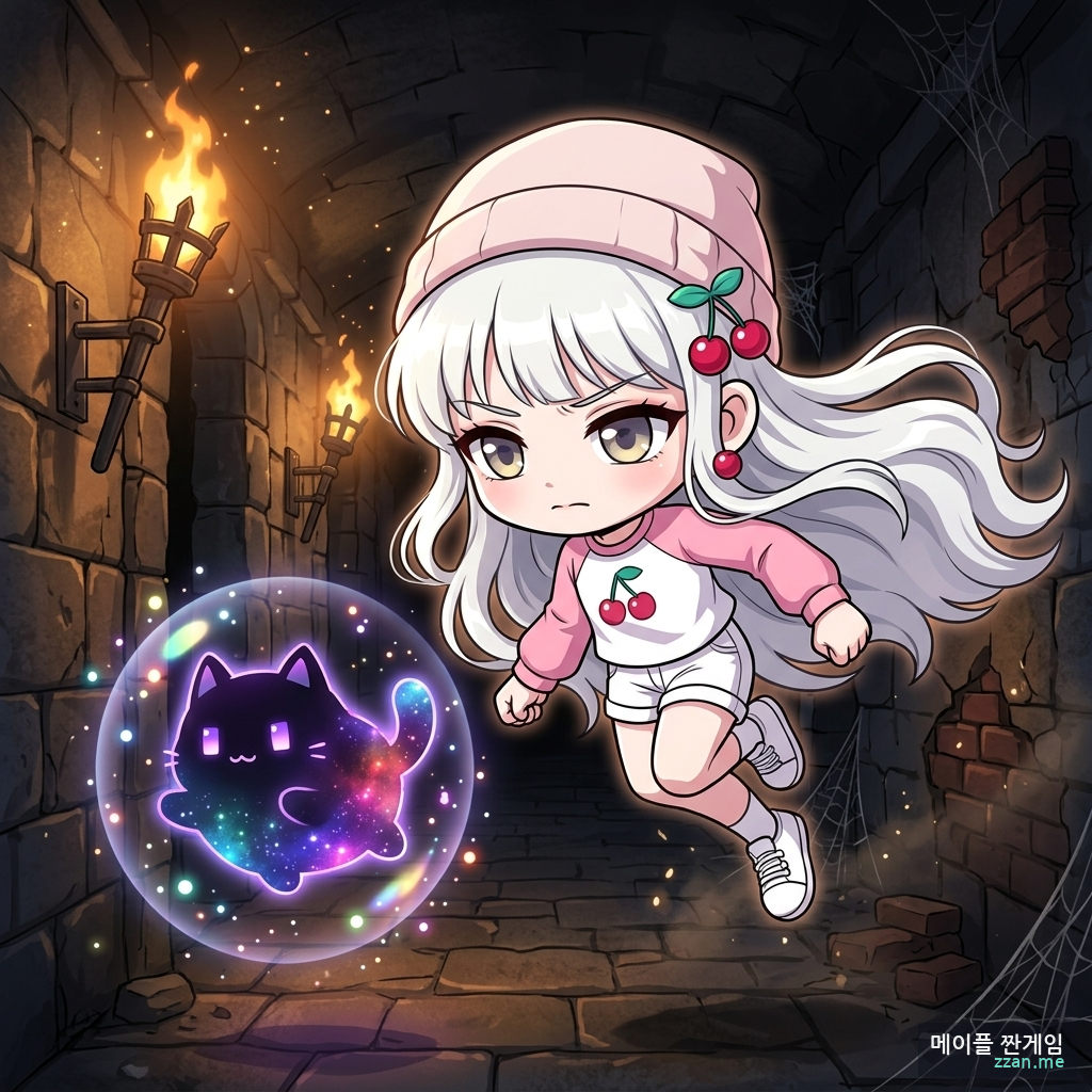 서염작망 AI 일러스트