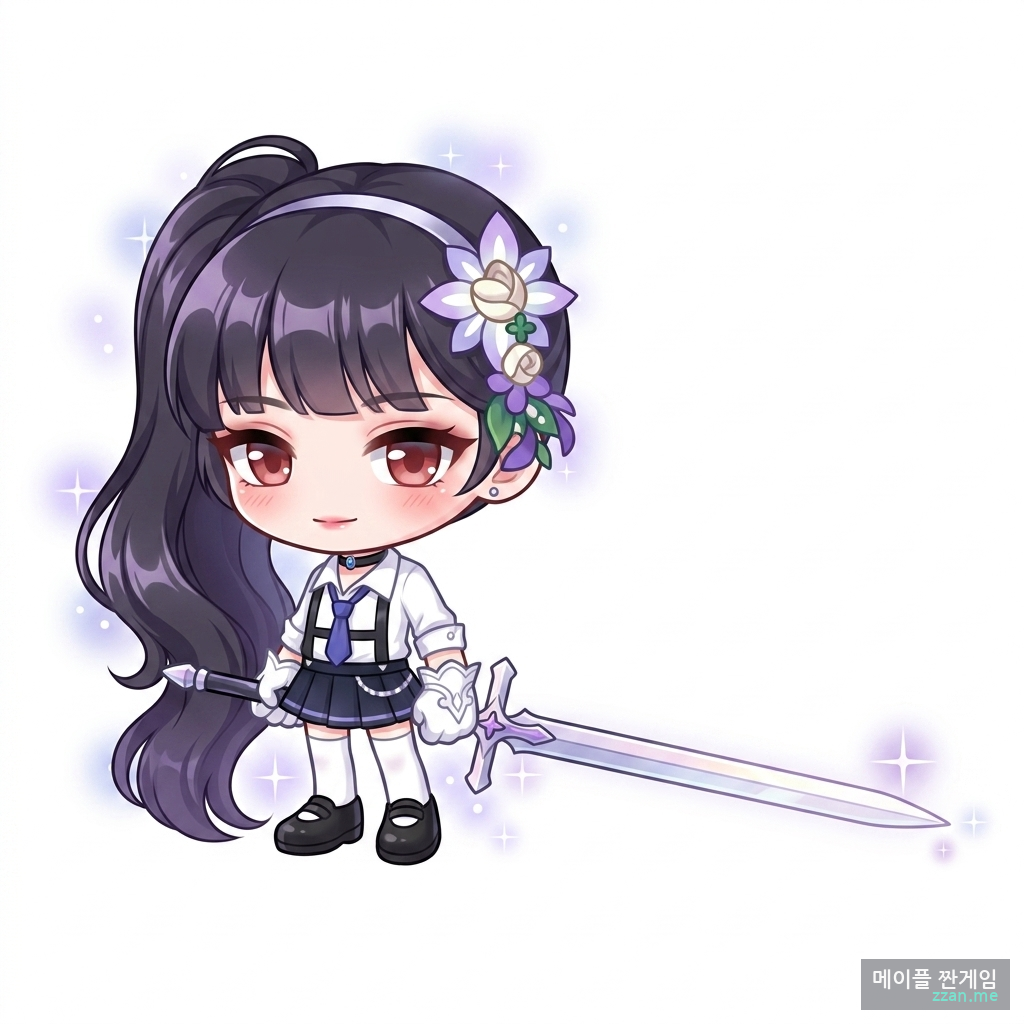 홍매화꽃처럼 AI 일러스트